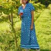 Women Cabana Life | Kiawah Island Smocked Waist Maxi Dress