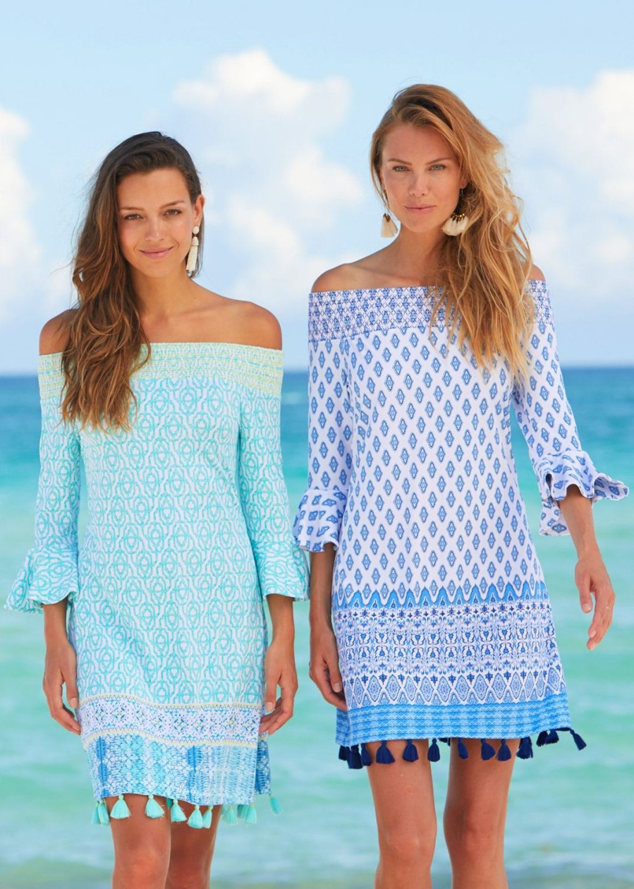 Women Cabana Life | Coastal Cottage Off The Shoulder Dress