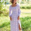 Women Cabana Life | Marion Square Puff Sleeve Maxi Dress