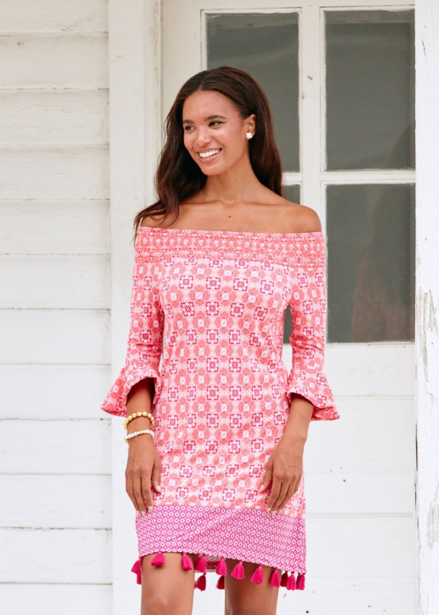 Women Cabana Life | Coral Gables Off The Shoulder Dress