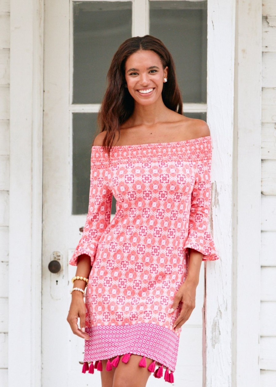 Women Cabana Life | Coral Gables Off The Shoulder Dress