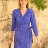 Women Cabana Life | Bar Harbor Gingham Wrap Dress