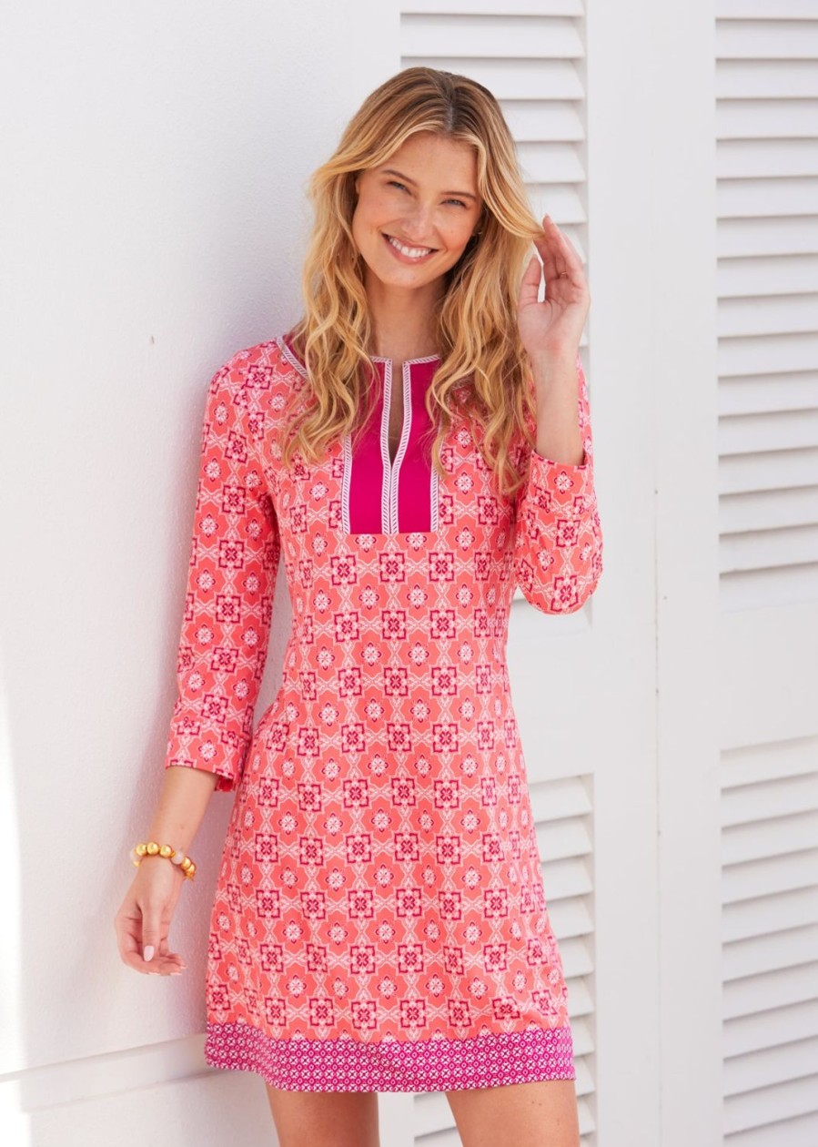 Women Cabana Life | Coral Gables Embroidered Tunic Dress