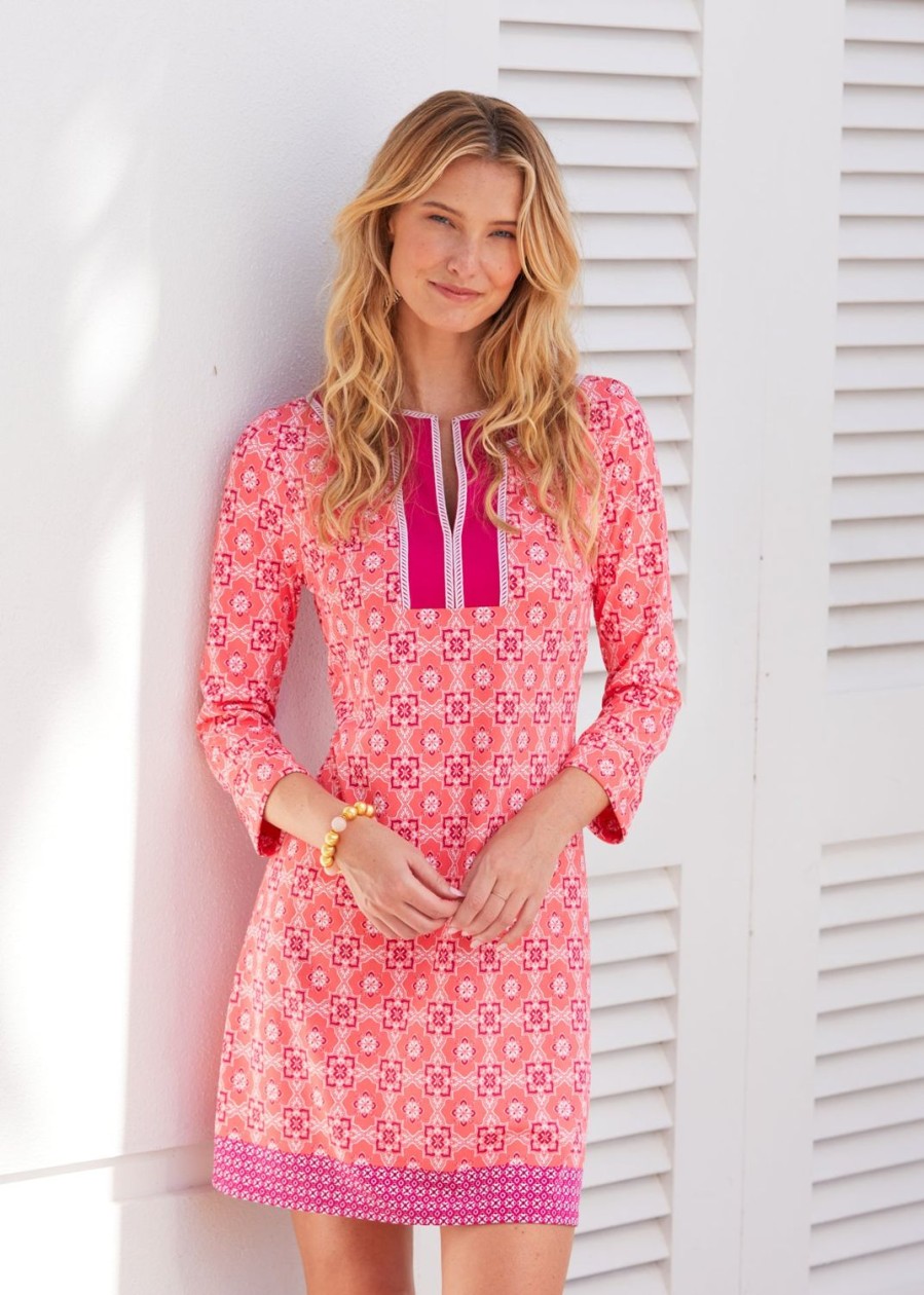 Women Cabana Life | Coral Gables Embroidered Tunic Dress