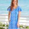 Women Cabana Life | Windermere Ruffle Short Sleeve Dress