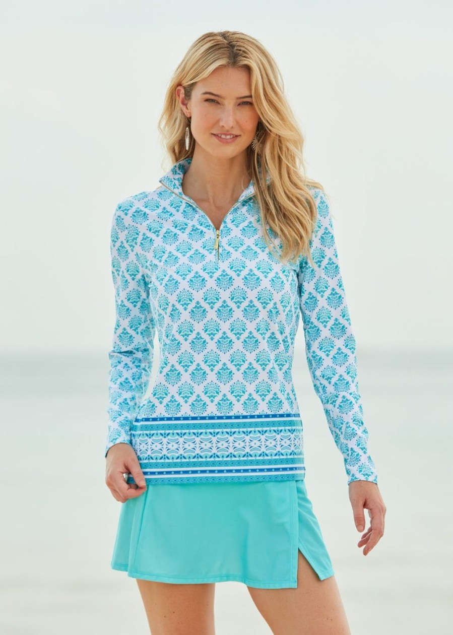 Women Cabana Life | Amalfi Coast 1/4 Zip Sport Top