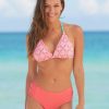 Women Cabana Life | Coral Ruched Bikini Bottom