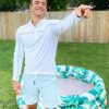 Men Cabana Life | Men'S Light Blue Swim Trunks