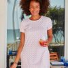 Women Cabana Life | Fisher Island Short Sleeve Shift Dress | Sun Protective Clothing