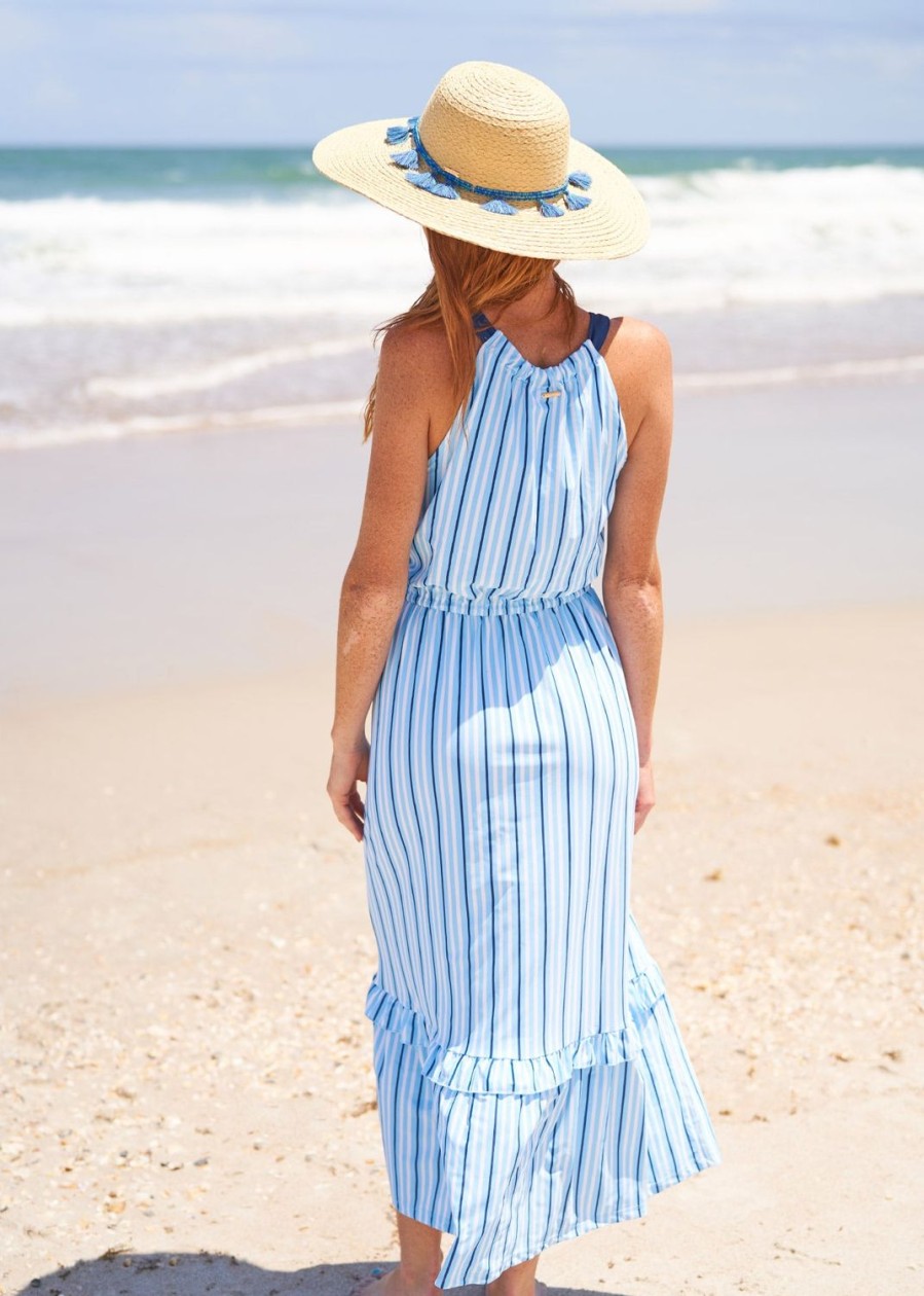 Women Cabana Life | Key West Natural/Black Hat | Upf 50+ | Sun Protective Hats