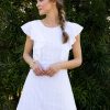 Women Cabana Life | White Eyelet Ruffle Dress