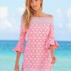 Women Cabana Life | Coral Tides Off The Shoulder Dress