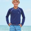 Boys Cabana Life | Boys Navy Long Sleeve Cabana Rashguard