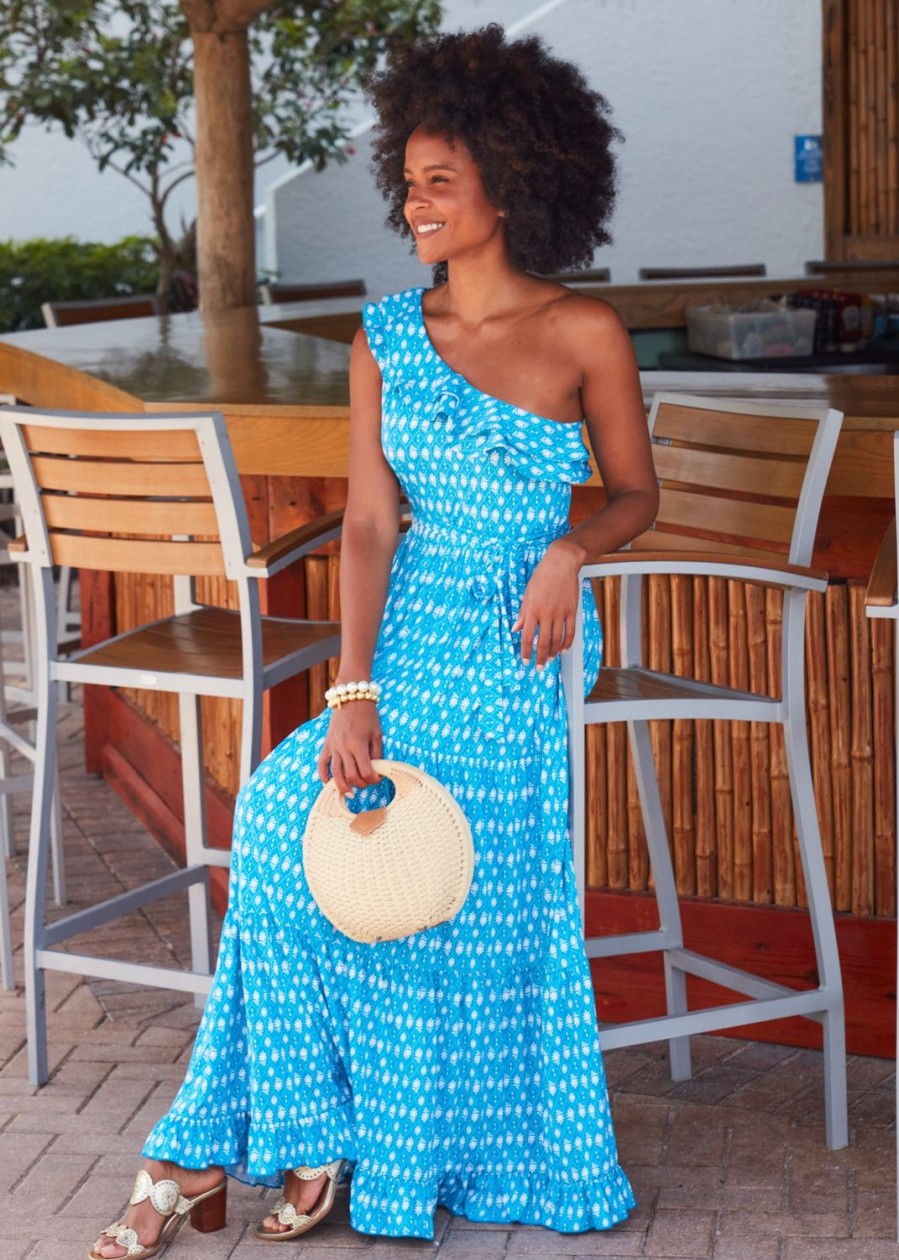 Women Cabana Life | Palm Valley One Shoulder Maxi Dress