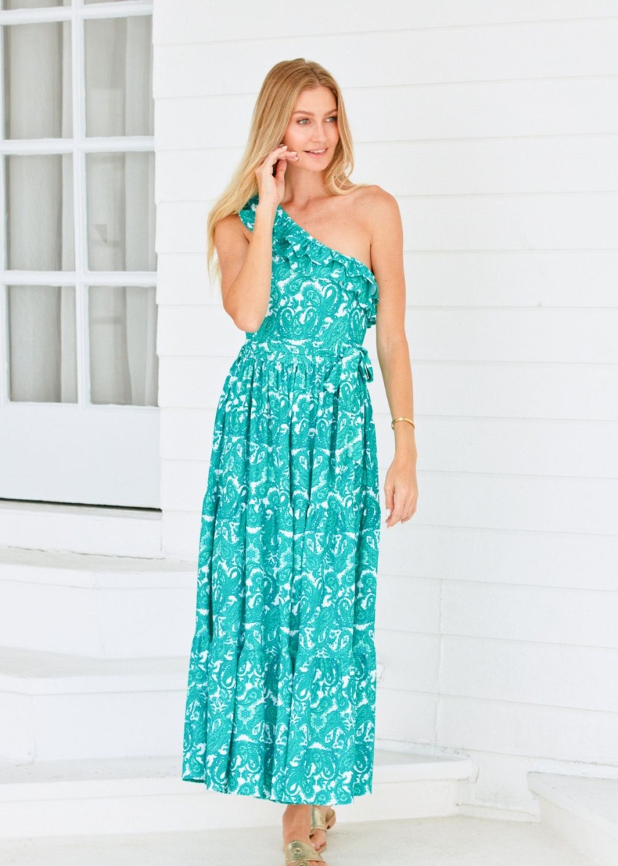 Women Cabana Life | St. Pete One Shoulder Maxi Dress