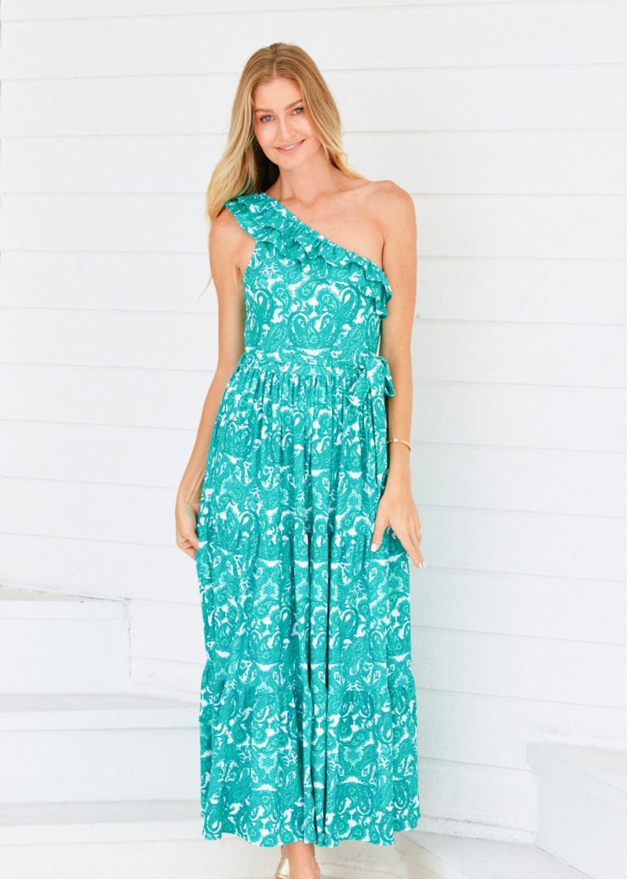 Women Cabana Life | St. Pete One Shoulder Maxi Dress