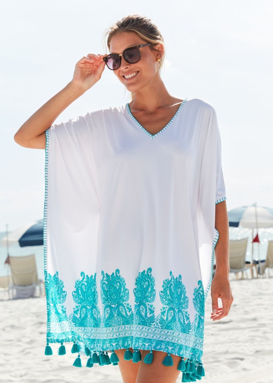 Women Cabana Life | St. Pete Embroidered Cover Up