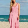 Women Cabana Life | Boca Raton Embroidered Tiered Maxi Dress