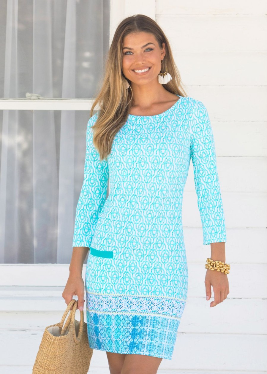 Women Cabana Life | Coastal Cottage Cabana Shift Dress