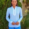 Women Cabana Life | Lake Como Long Sleeve Collared Quarter Zip