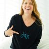 Women Cabana Life | Black Jax V-Neck Sweater