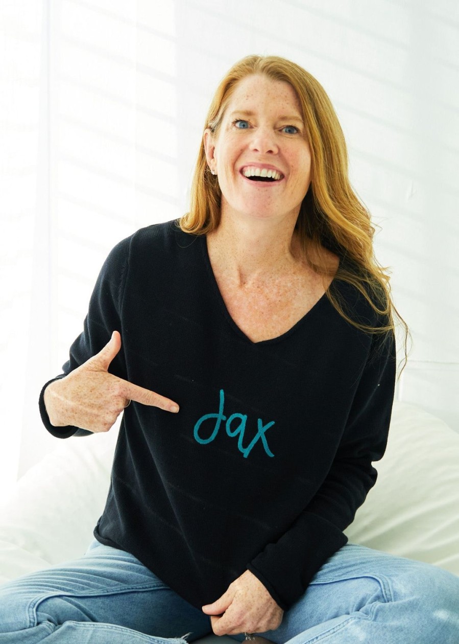 Women Cabana Life | Black Jax V-Neck Sweater