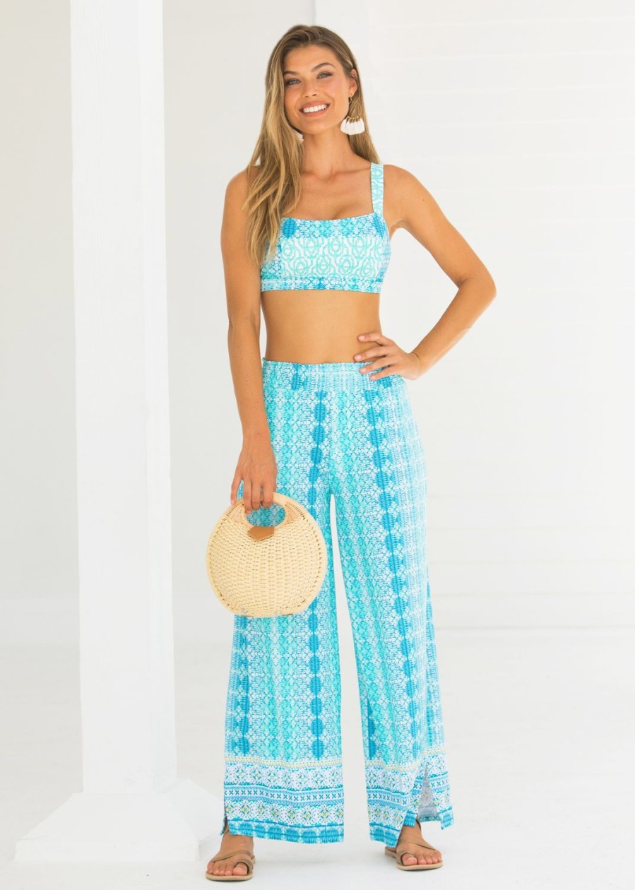 Women Cabana Life | Coastal Cottage Palazzo Pants