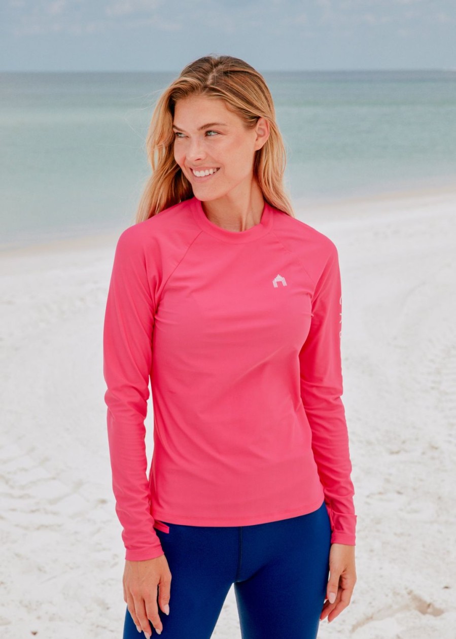 Women Cabana Life | Pink Cabana Life Rashguard