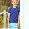 Boys Cabana Life | Boys Navy Short Sleeve Rashguard