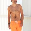 Men Cabana Life | Men'S Tangerine Swim Trunks