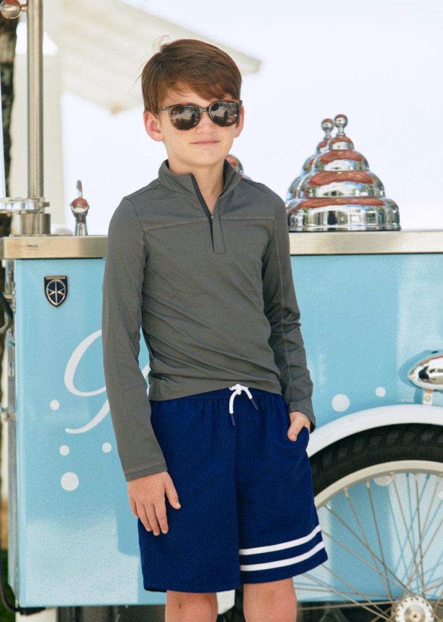 Boys Cabana Life | Boys Grey Sport Zip Top