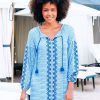 Women Cabana Life | Charleston Embroidered Tassel Cover Up