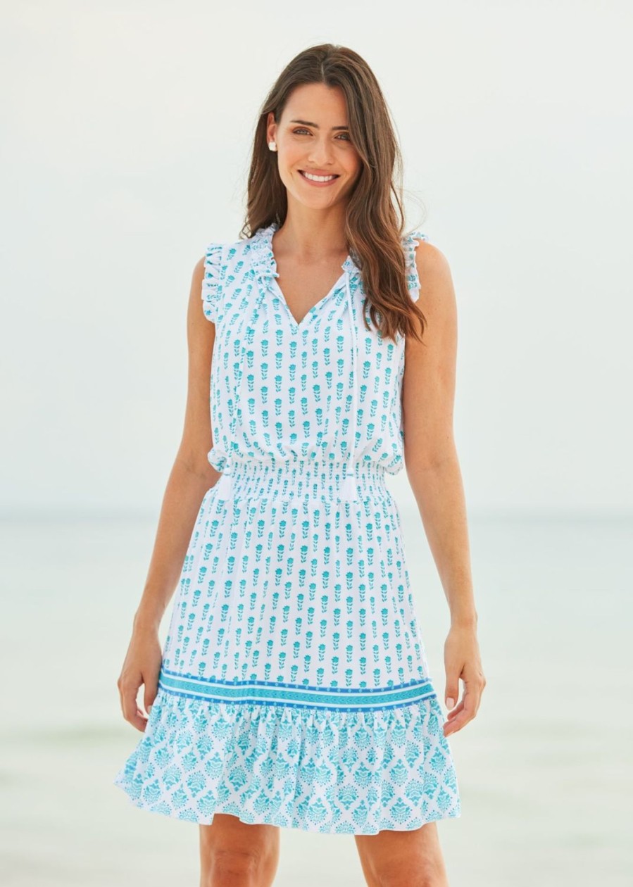 Women Cabana Life | Amalfi Coast Smocked Waist Dress