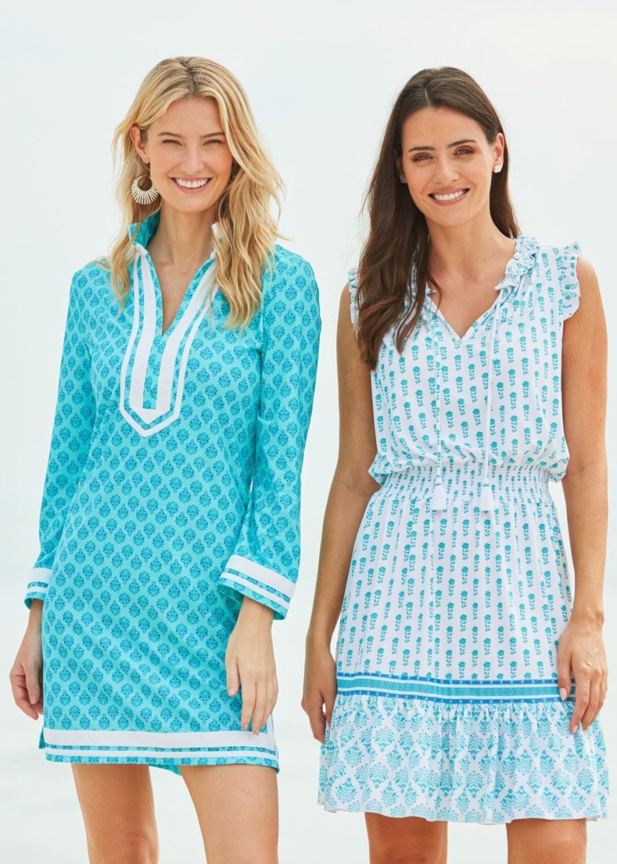 Women Cabana Life | Amalfi Coast Smocked Waist Dress